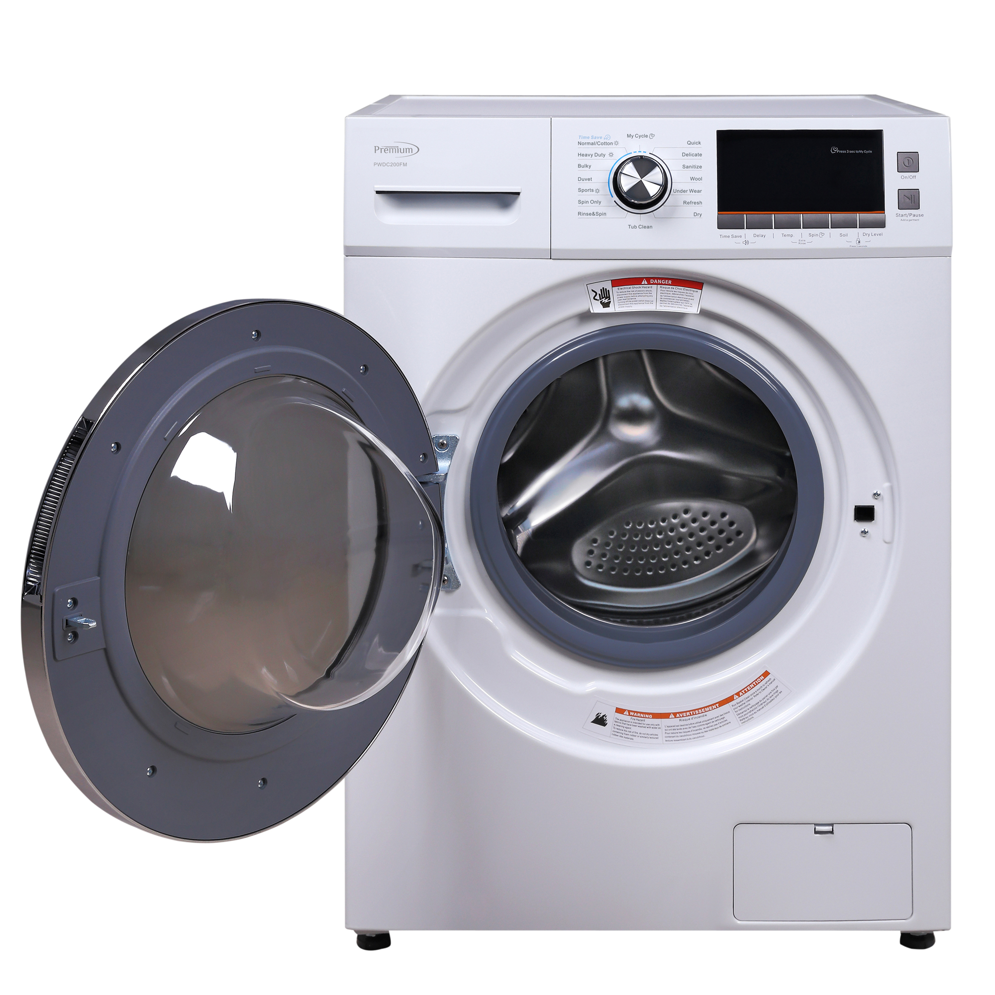 Premium Appliances 2.0 ft³ AUTOMATIC FRONTLOAD WASHER/DRYER COMBO Premium Appliances 2.0 ft³ AUTOMATIC FRONTLOAD WASHER/DRYER COMBO
