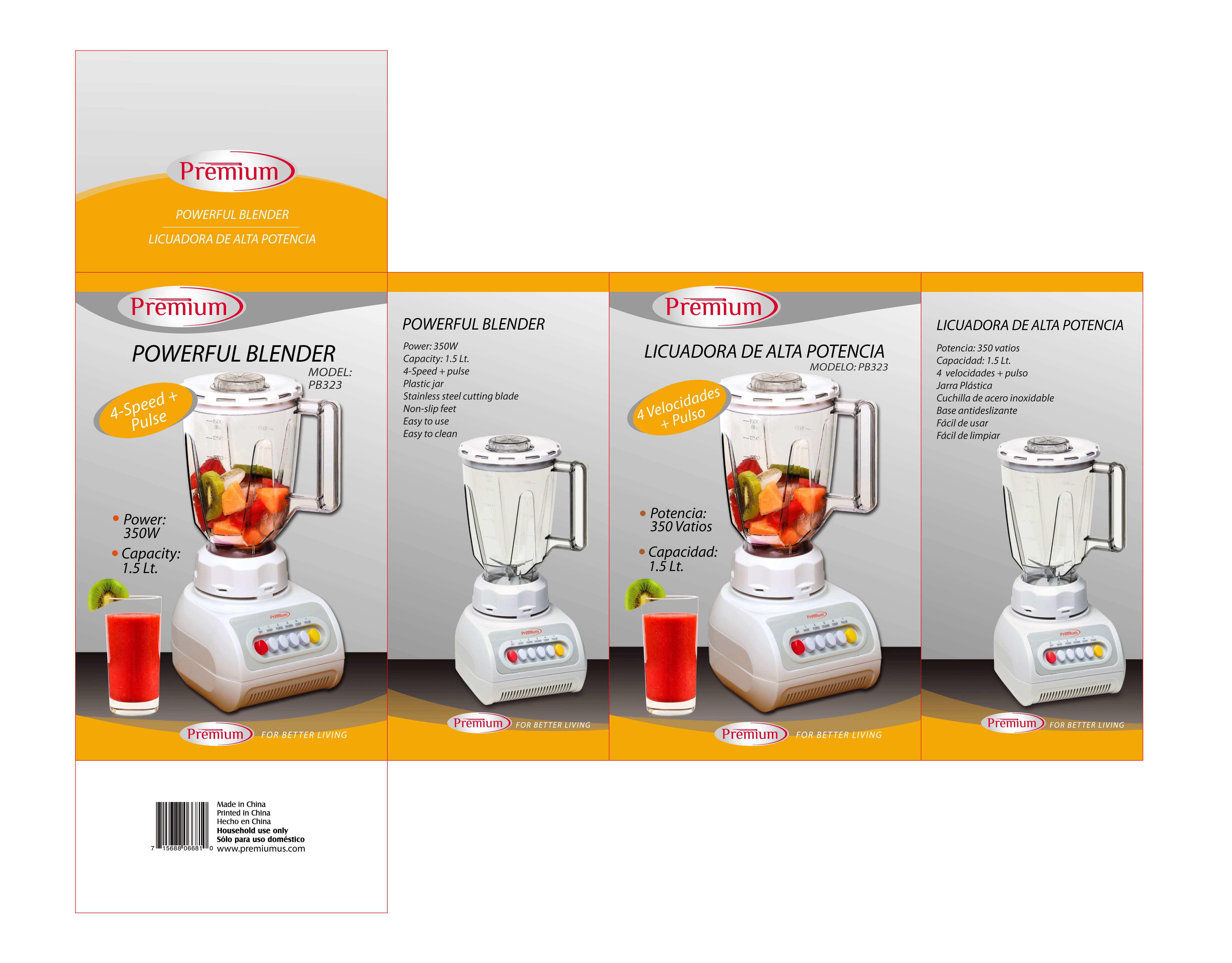 Premium Appliances 4SPEED + PULSE BLENDER
