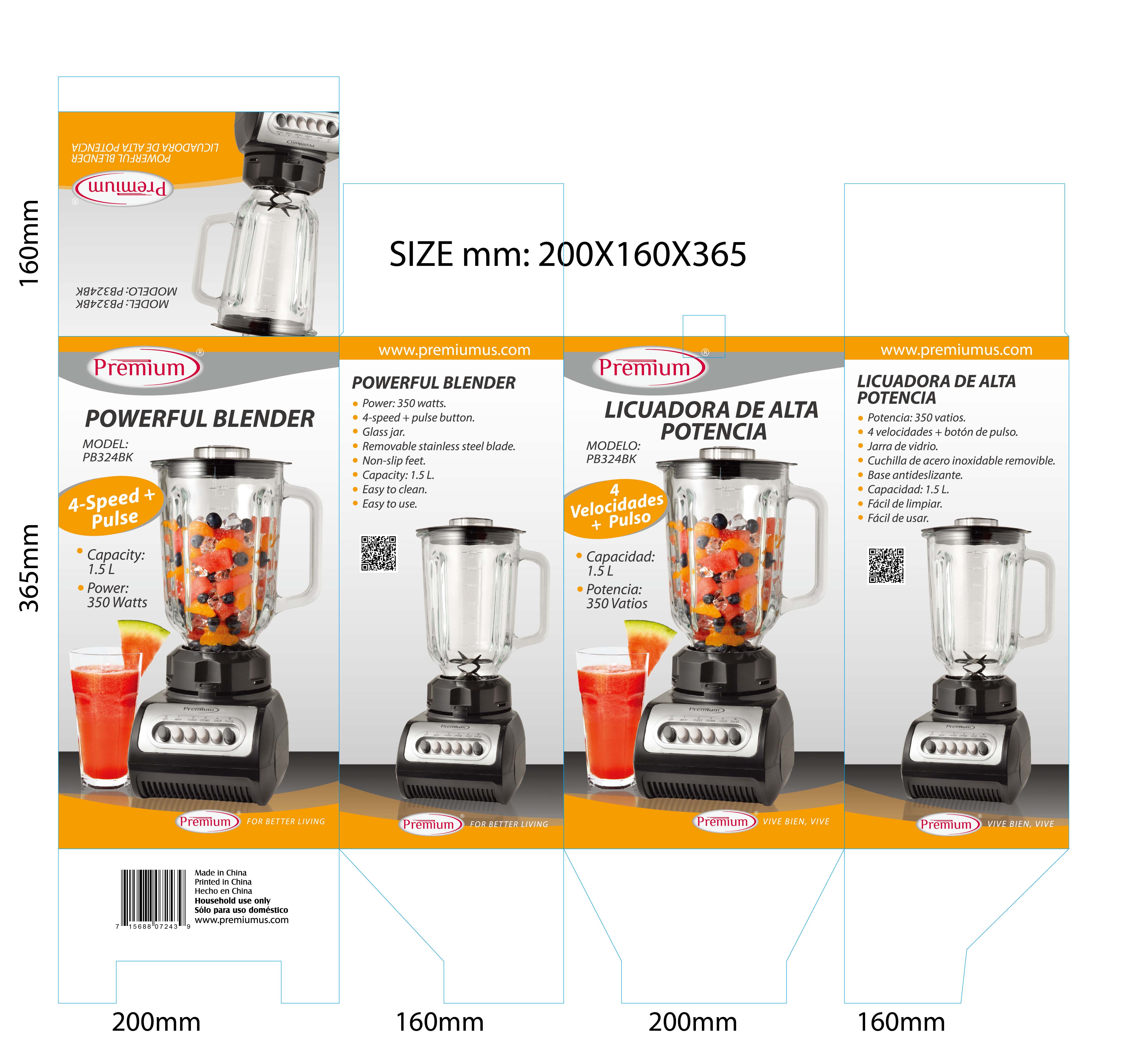Premium Appliances 4SPEED + PULSE BLENDER
